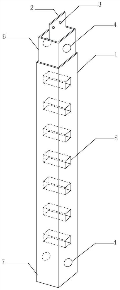 Impermeable membrane connecting device for water interception curtain and water interception curtain construction method thereof