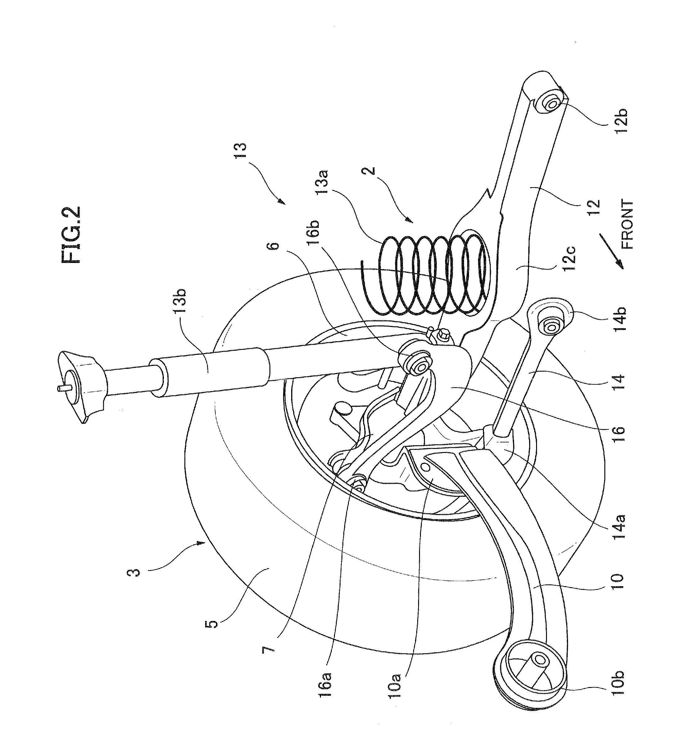 Suspension subframe structure of vehicle