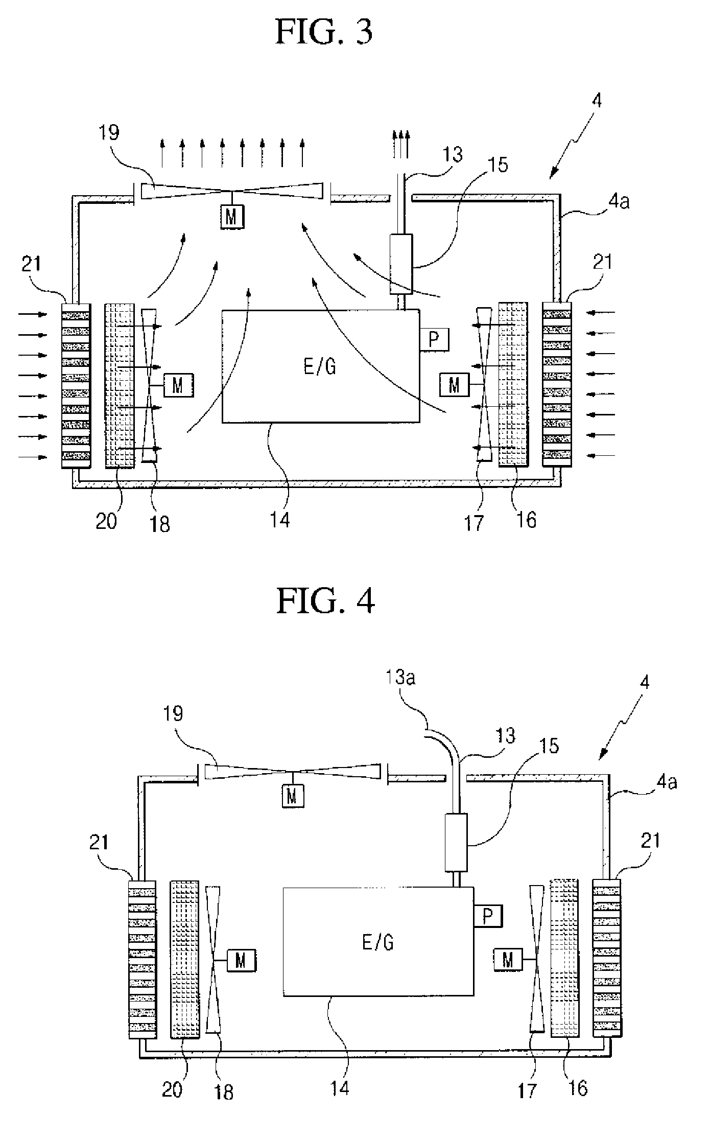 Exhaust cooling apparatus for construction equipment