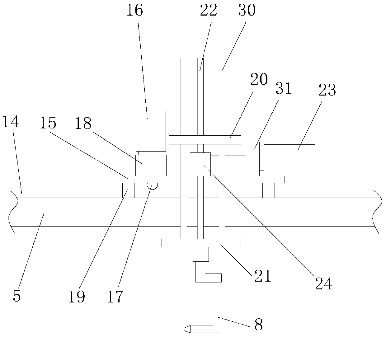 Automatic control system of engine heavy-cylinder-head cycle testing