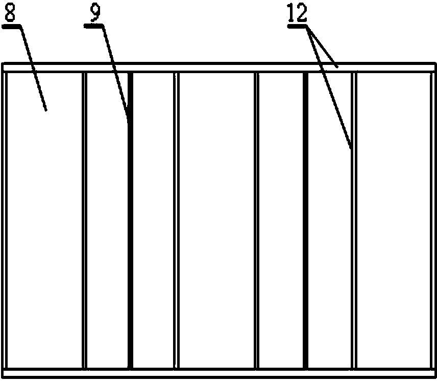 Transverse polar plate bipolar static agglomeration dedusting device and dedusting method thereof