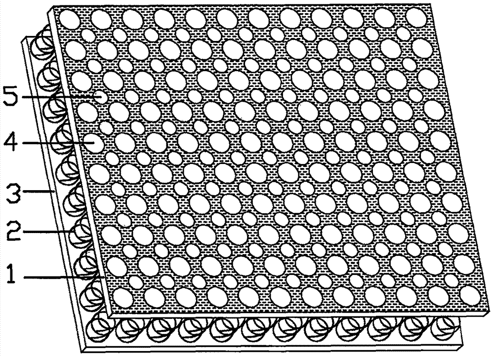 Elastic cushion core for cushion and preparation method thereof