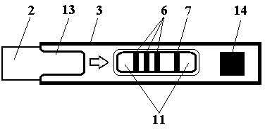 Test strip card based on quantum dot labeling