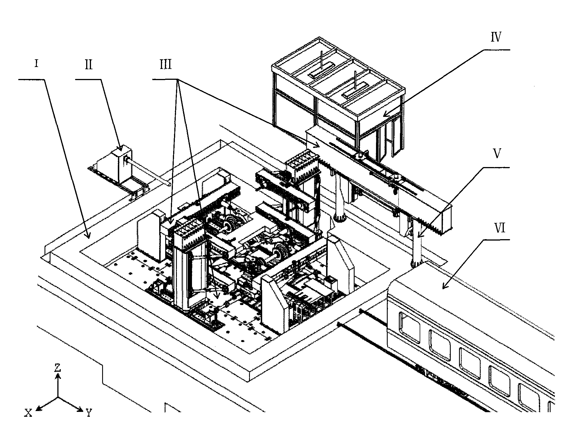 System for dynamically detecting stiffness parameters of closed-loop diagonal-bracing type vehicle bogies