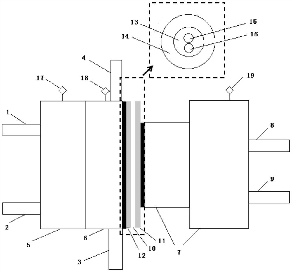 Online monitoring device and method based on state of charge of flow battery