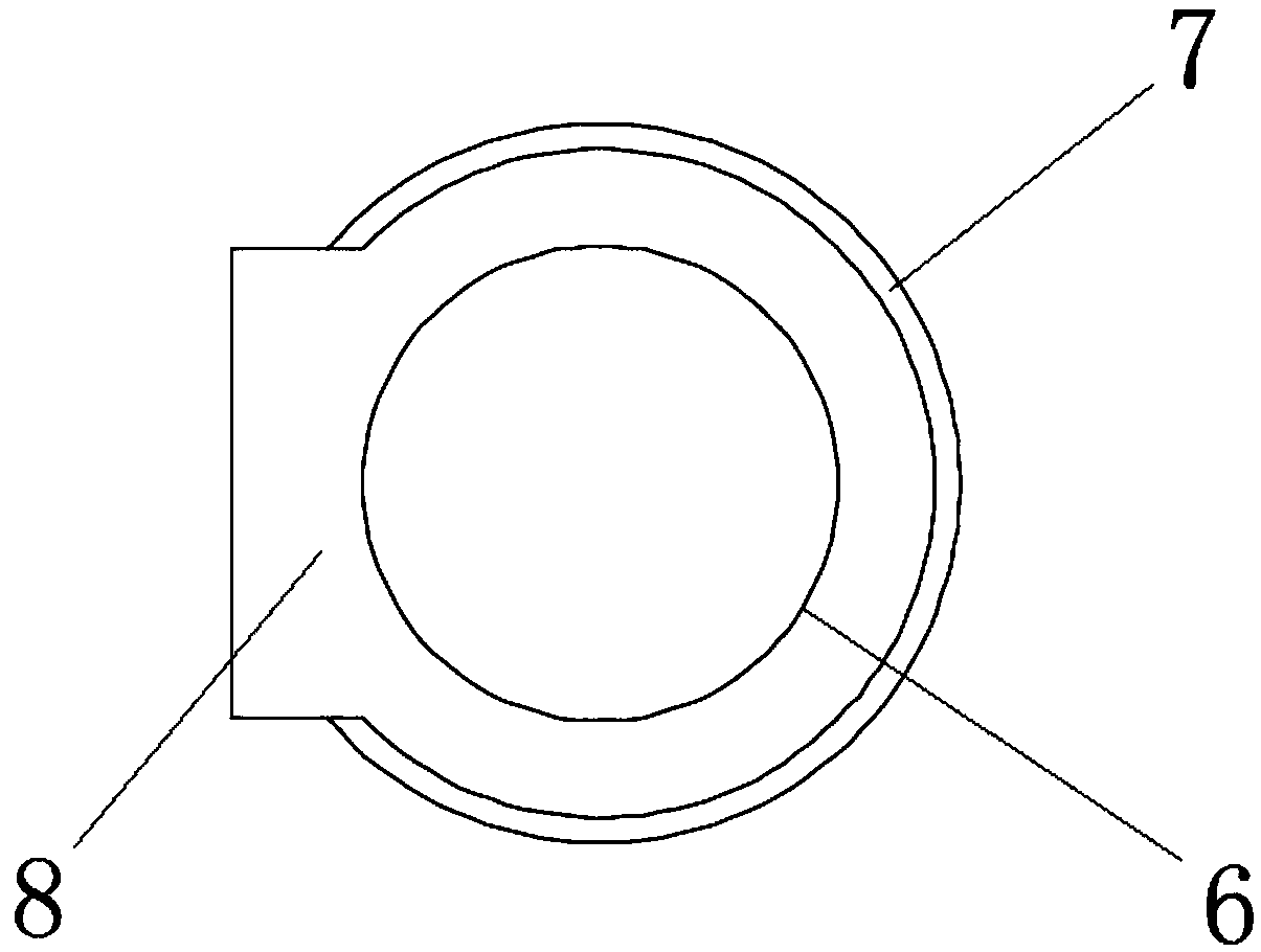 Water removing and weight reducing device for kitchen waste