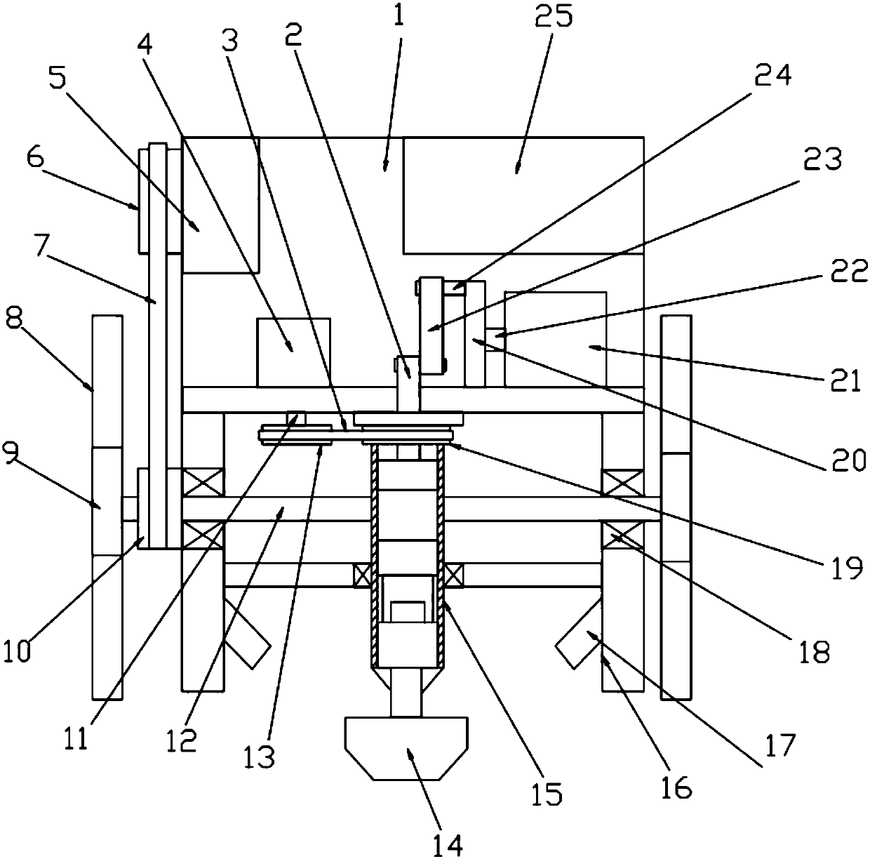 High-efficiency rammer used for municipal construction