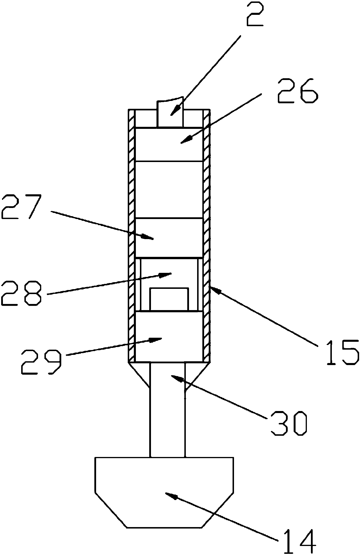 High-efficiency rammer used for municipal construction