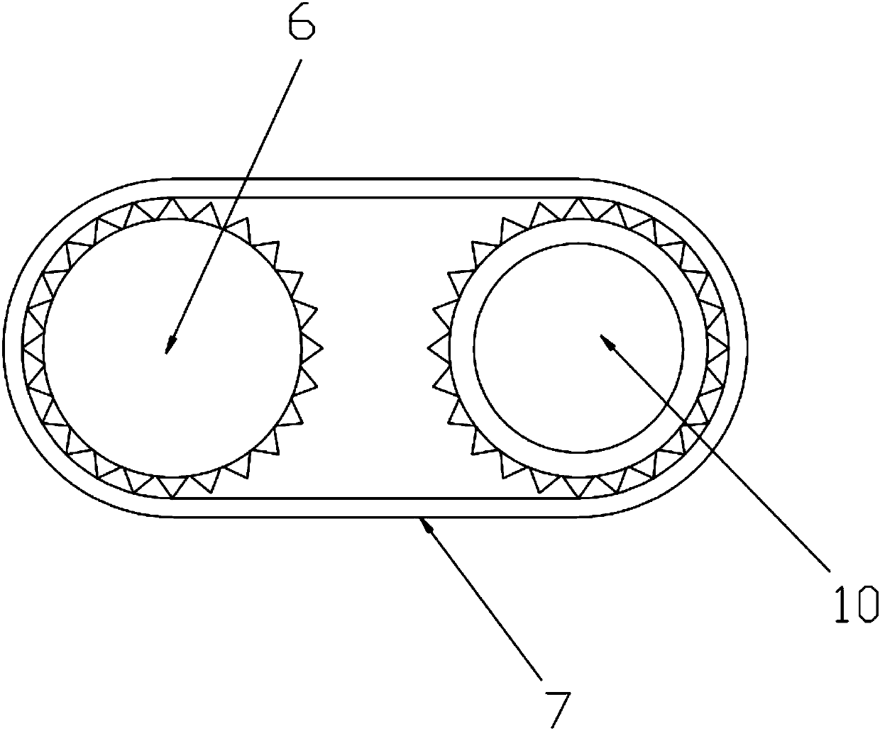 High-efficiency rammer used for municipal construction