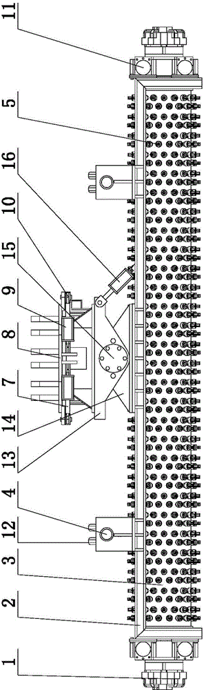 Shaft-driven ice and snow stripping machine