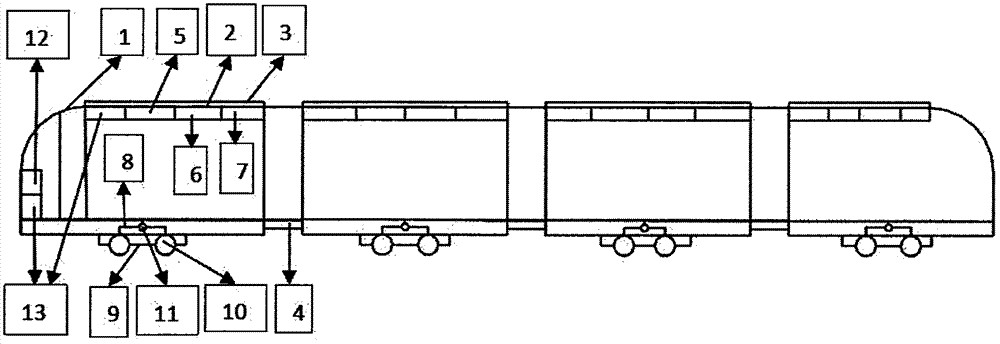 Streetcar auxiliary power supply system and structure and control method thereof