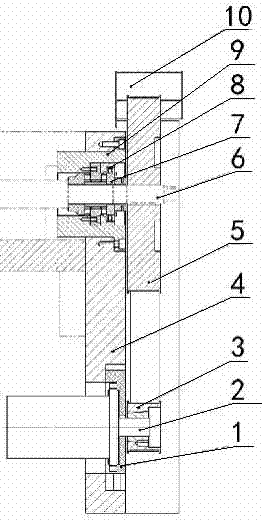 Horizontal feeding device of numerical control vertical lathe with maximum machining diameter of 2.5m