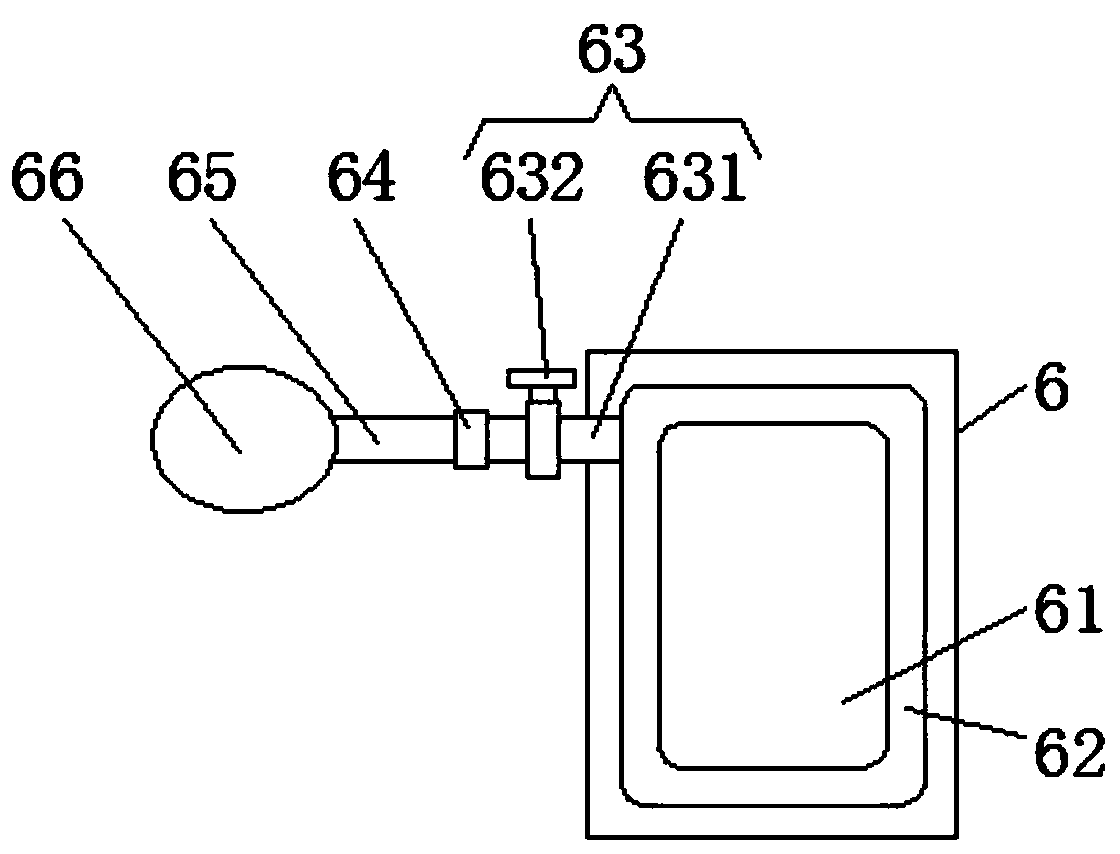 Adjustable head support for CT examination for imaging department