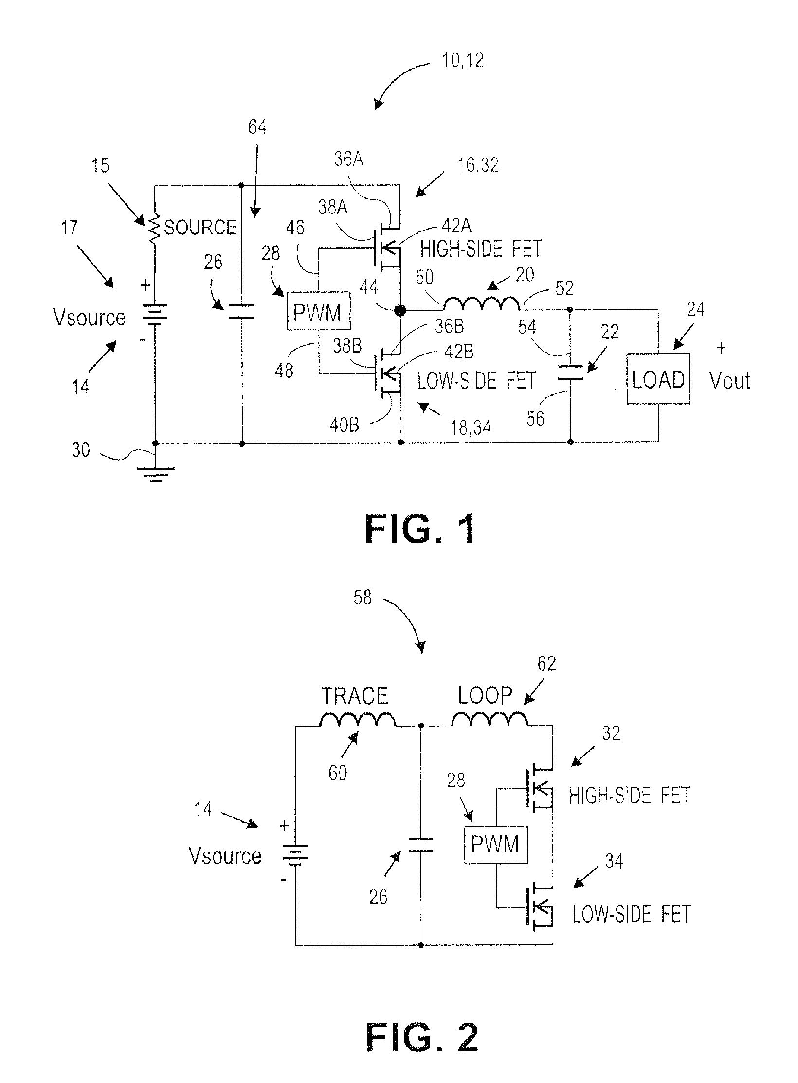 Circuit and method to suppress the parasitic resonance from a dc/dc converter