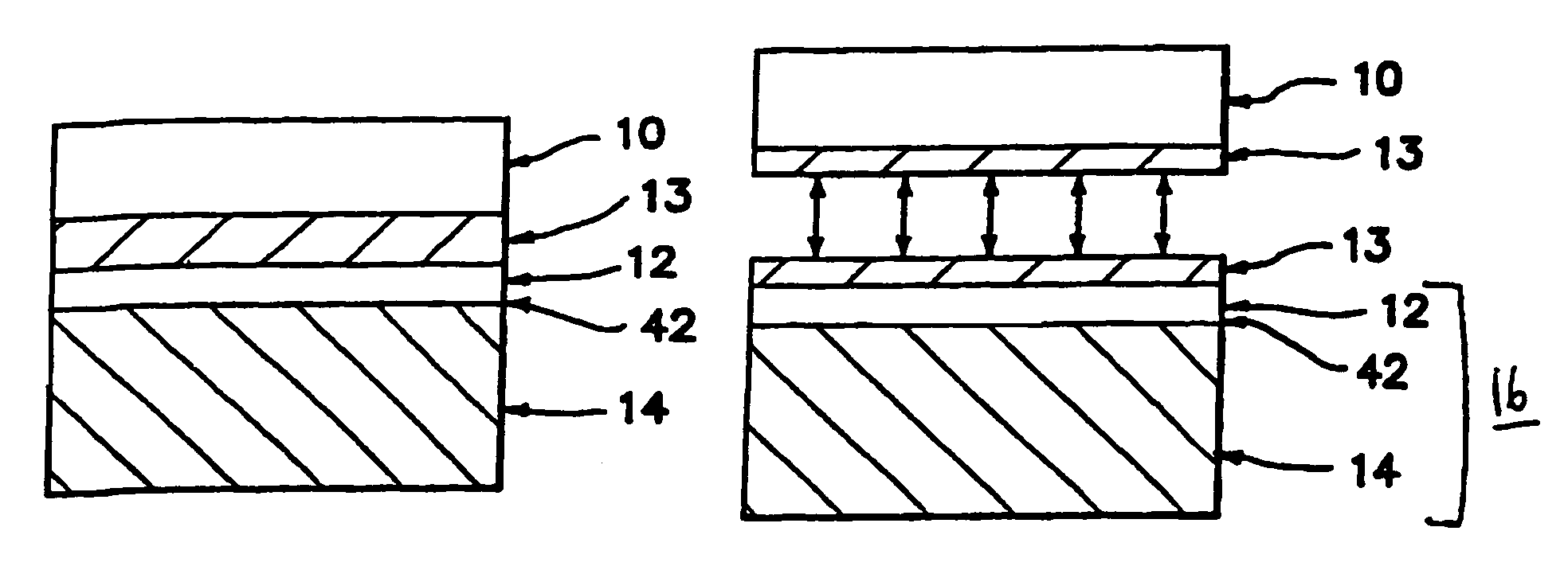 Wafer bonded virtual substrate and method for forming the same