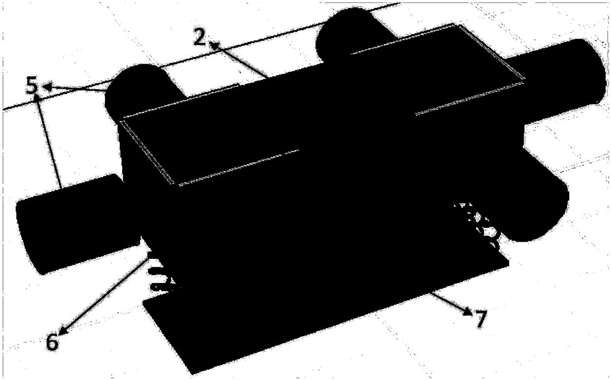 A test device for cumulative damage of tunnel bottom structure under cyclic loading