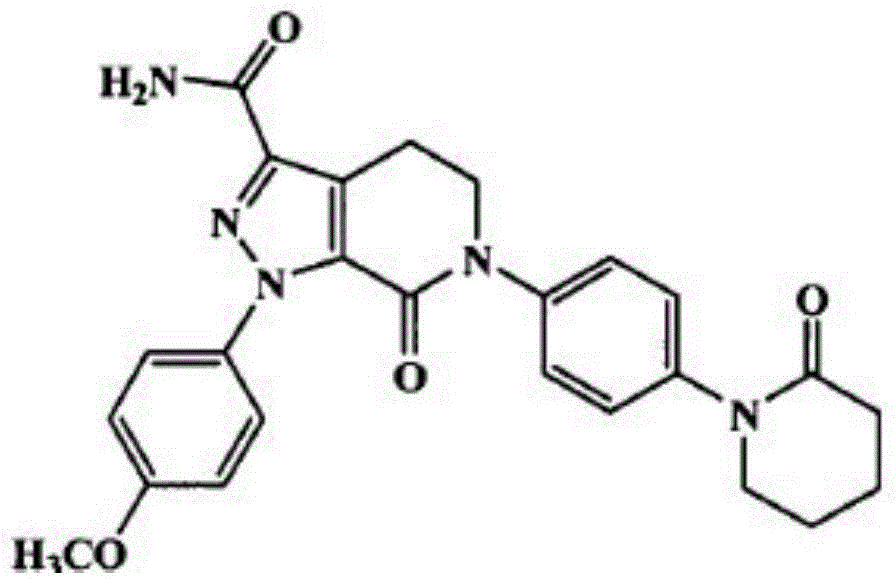 Apixaban tablet and preparation method thereof