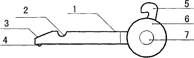 Ruler for preventing brush pigment from spilling over and polluting picture