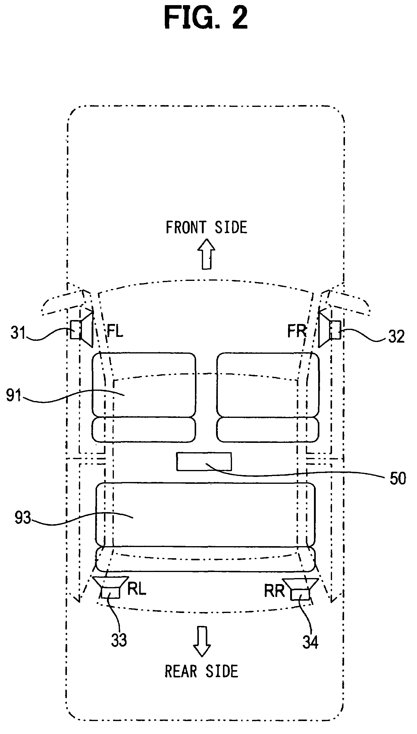 In-vehicle mount type AV system and program