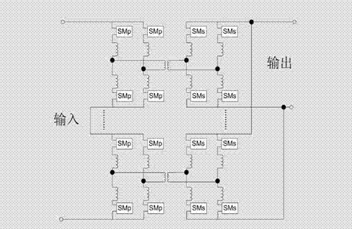 Two-way transmission converter applicable to high voltage and high power