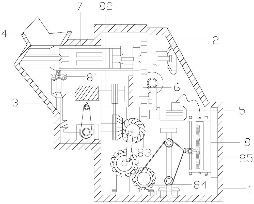 A feed pellet manufacturing machine