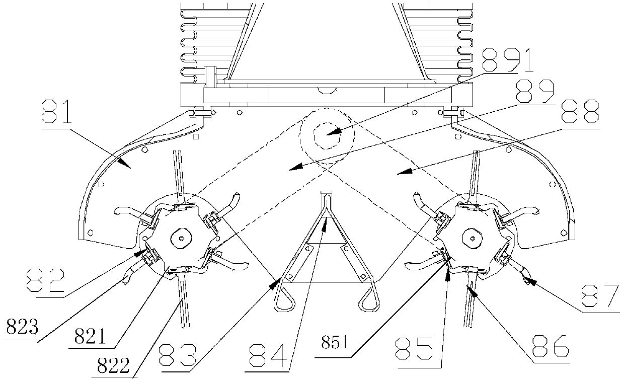 Symmetrical rotary excavating and pneumatic conveying composite sampler suitable for asteroid