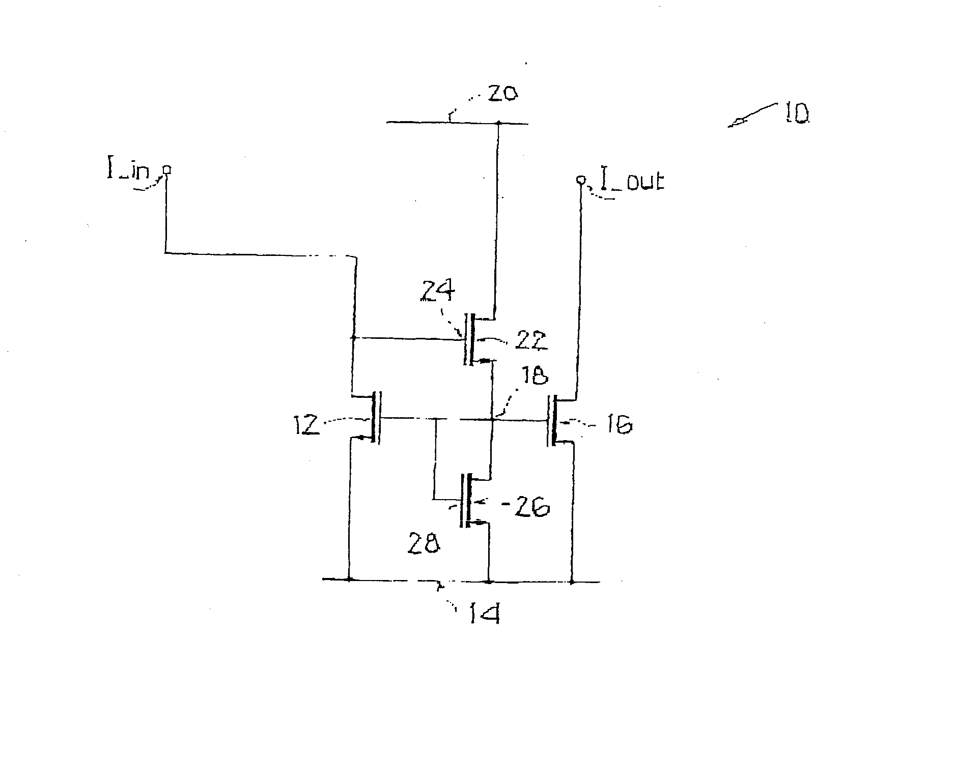 High-speed CMOS current mirror