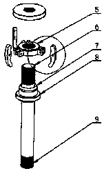 Connecting device for easy disassembly of automobile bearings