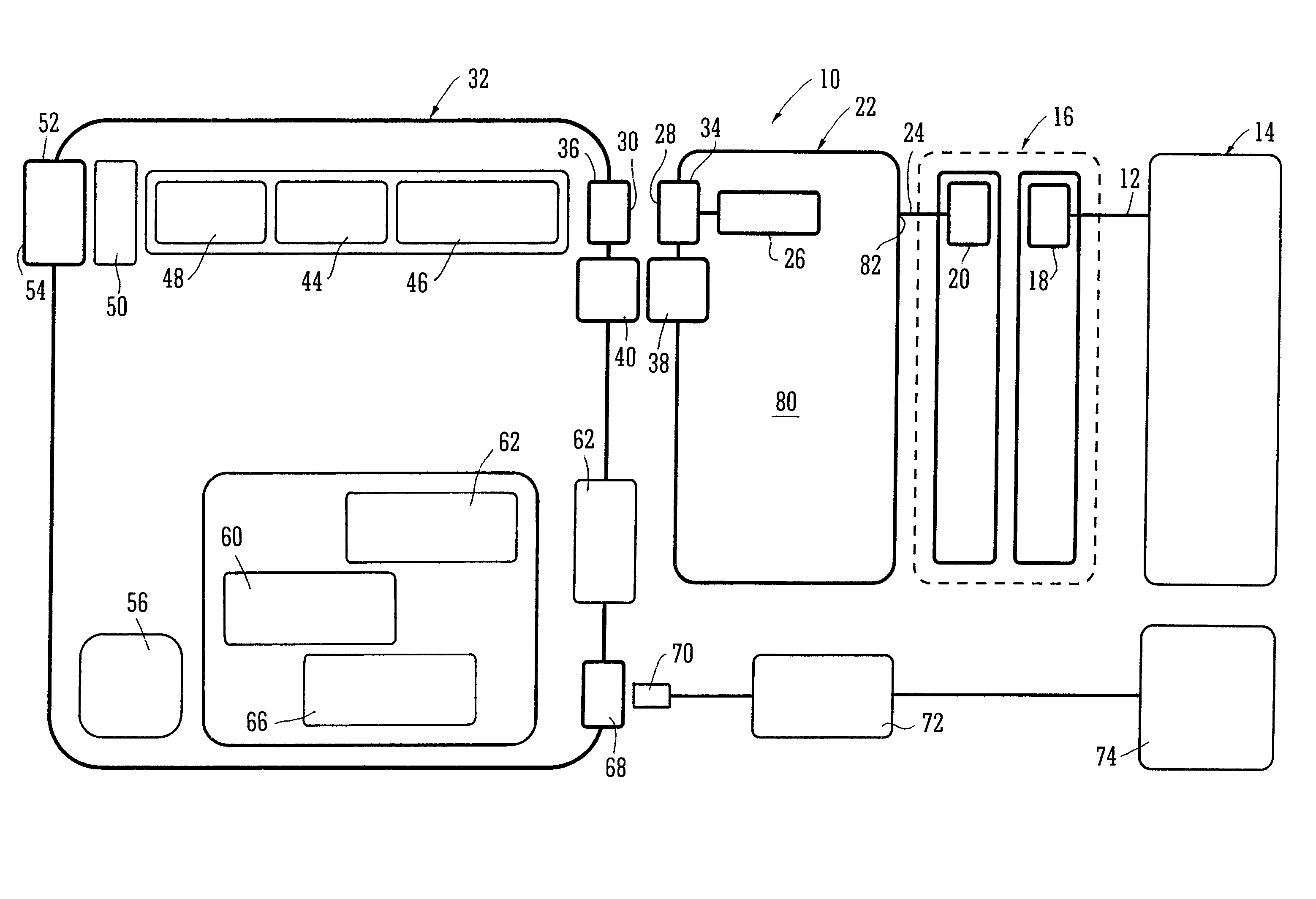 Silencer for vacuum system of a wound drainage apparatus