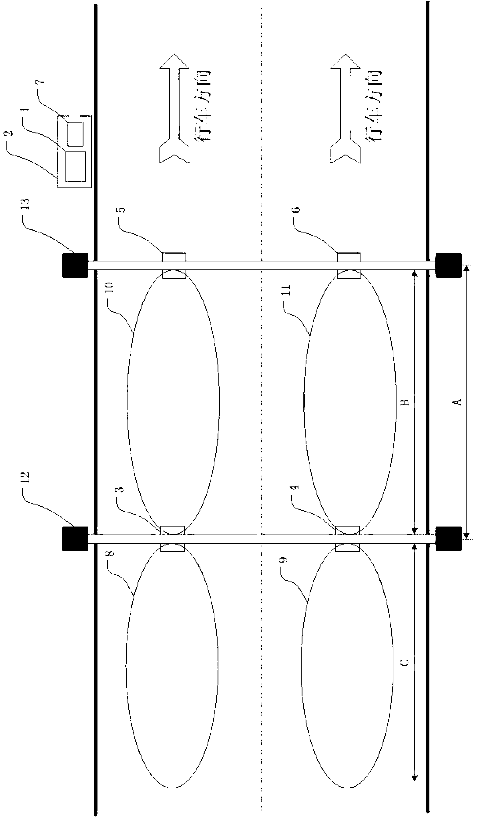 Two-stage treatment free stream electronic toll collection lane system and method