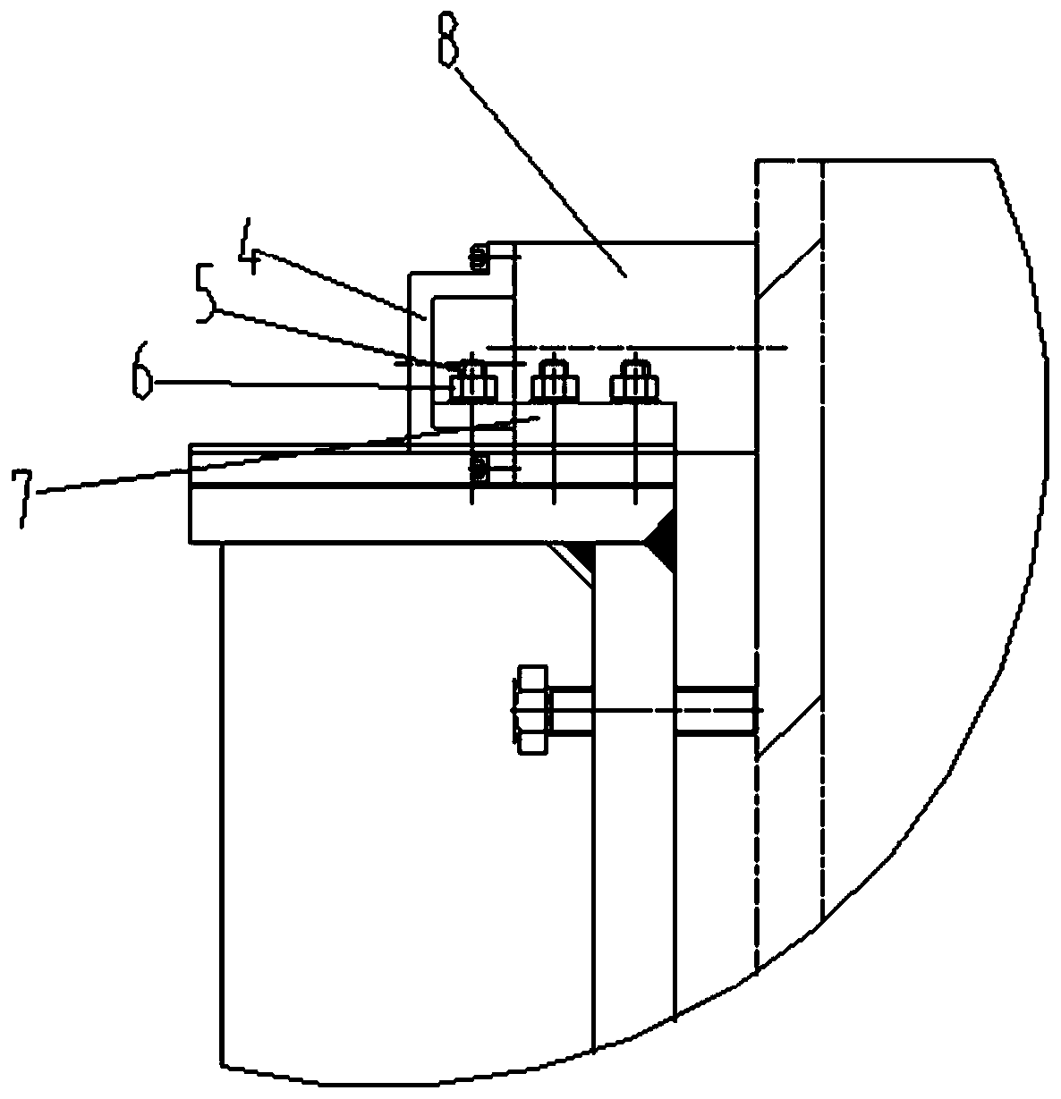 Turn-milling fixture for processing rotor