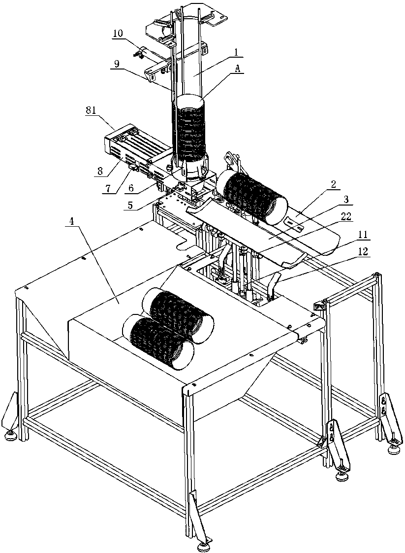 Paper bowl automatic collection device