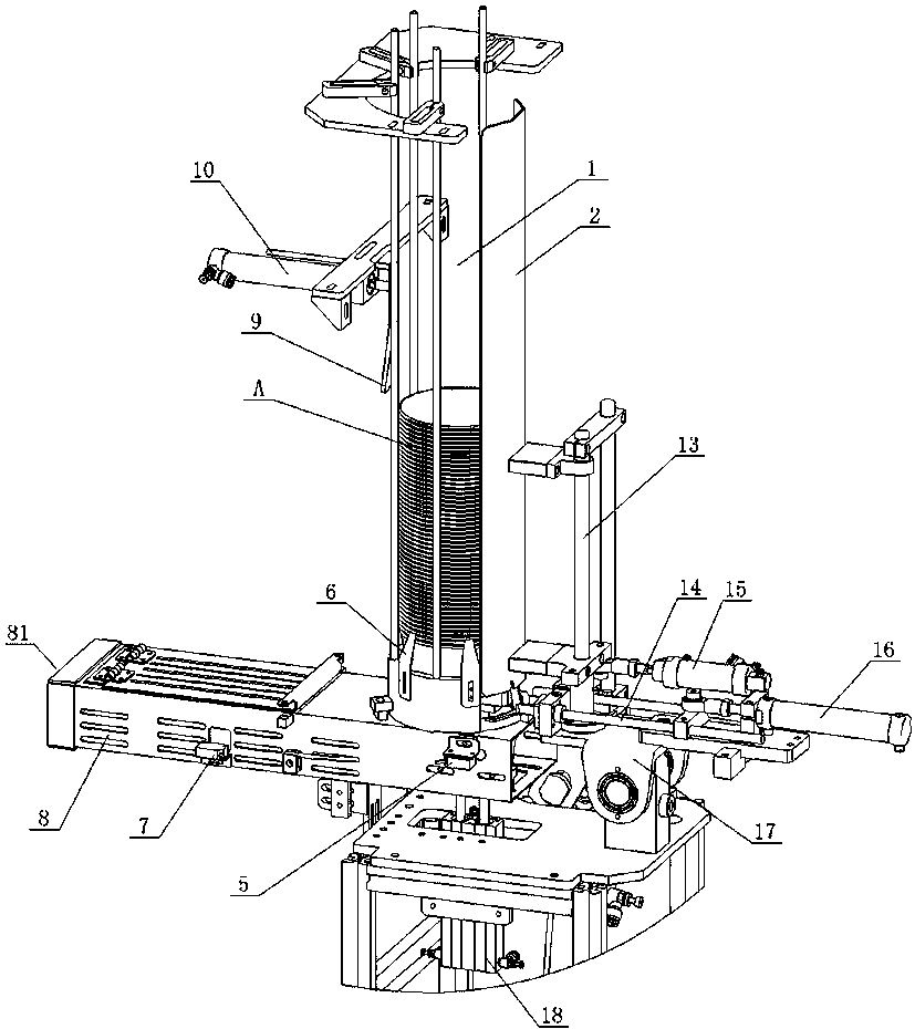 Paper bowl automatic collection device