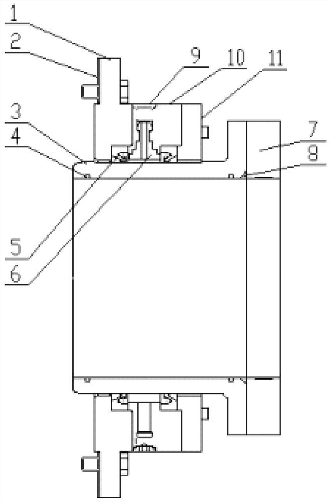 Sealing device,test tool and test method for air tightness bulkhead requirements,