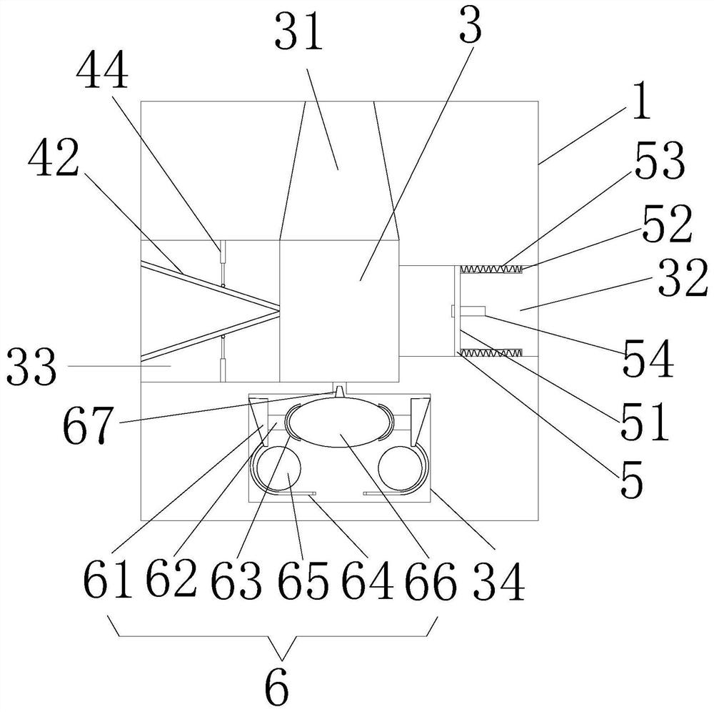 A cutting device for aluminum alloy window frame processing