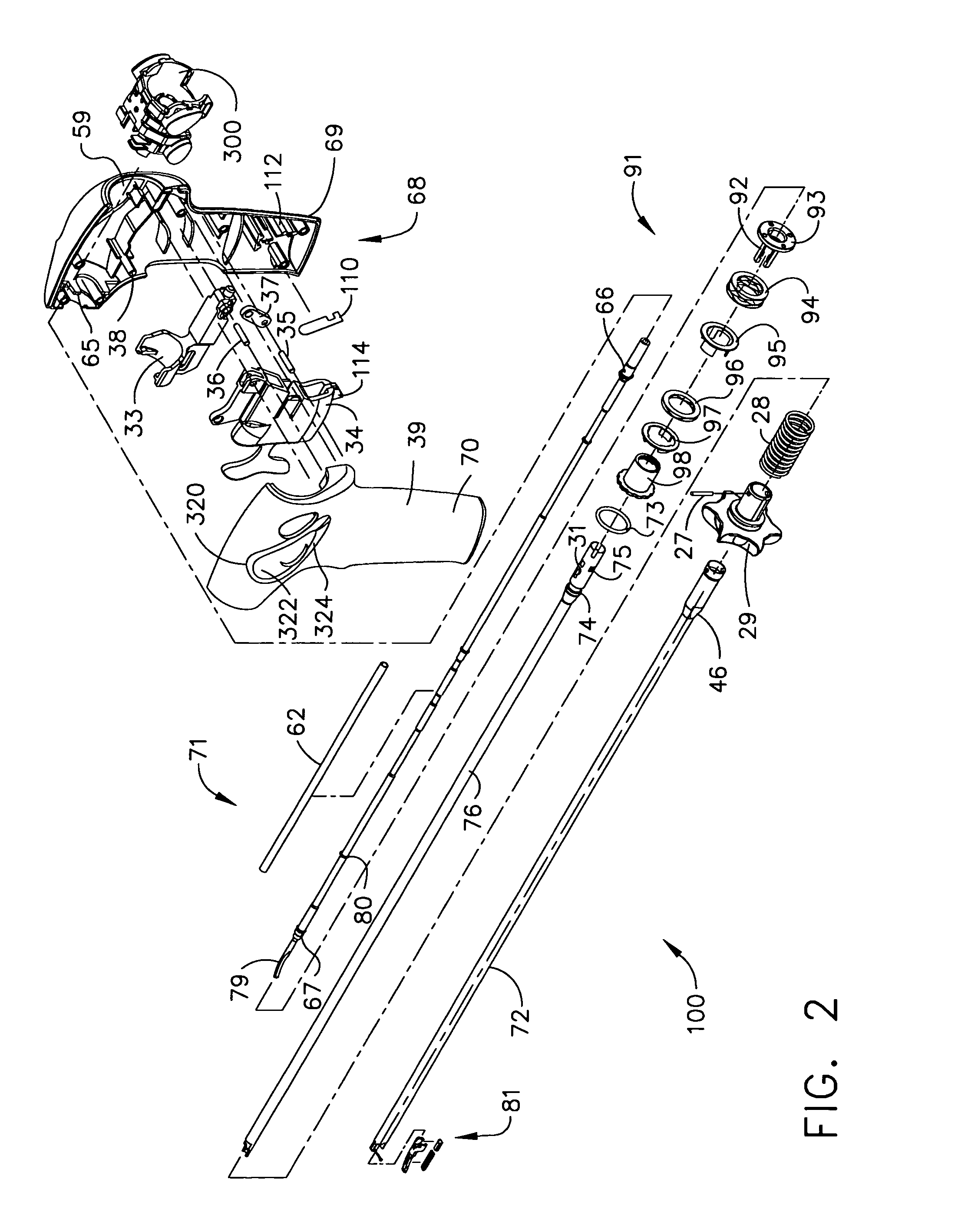 Combination tissue pad for use with an ultrasonic surgical instrument