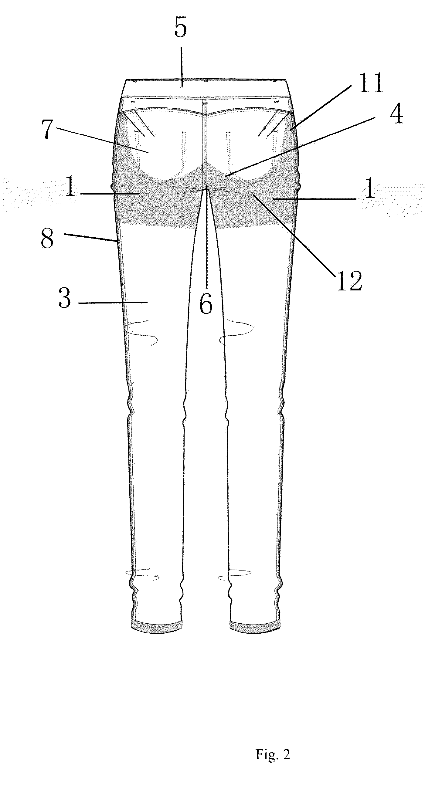 Pushup Jeans and Related Production Process