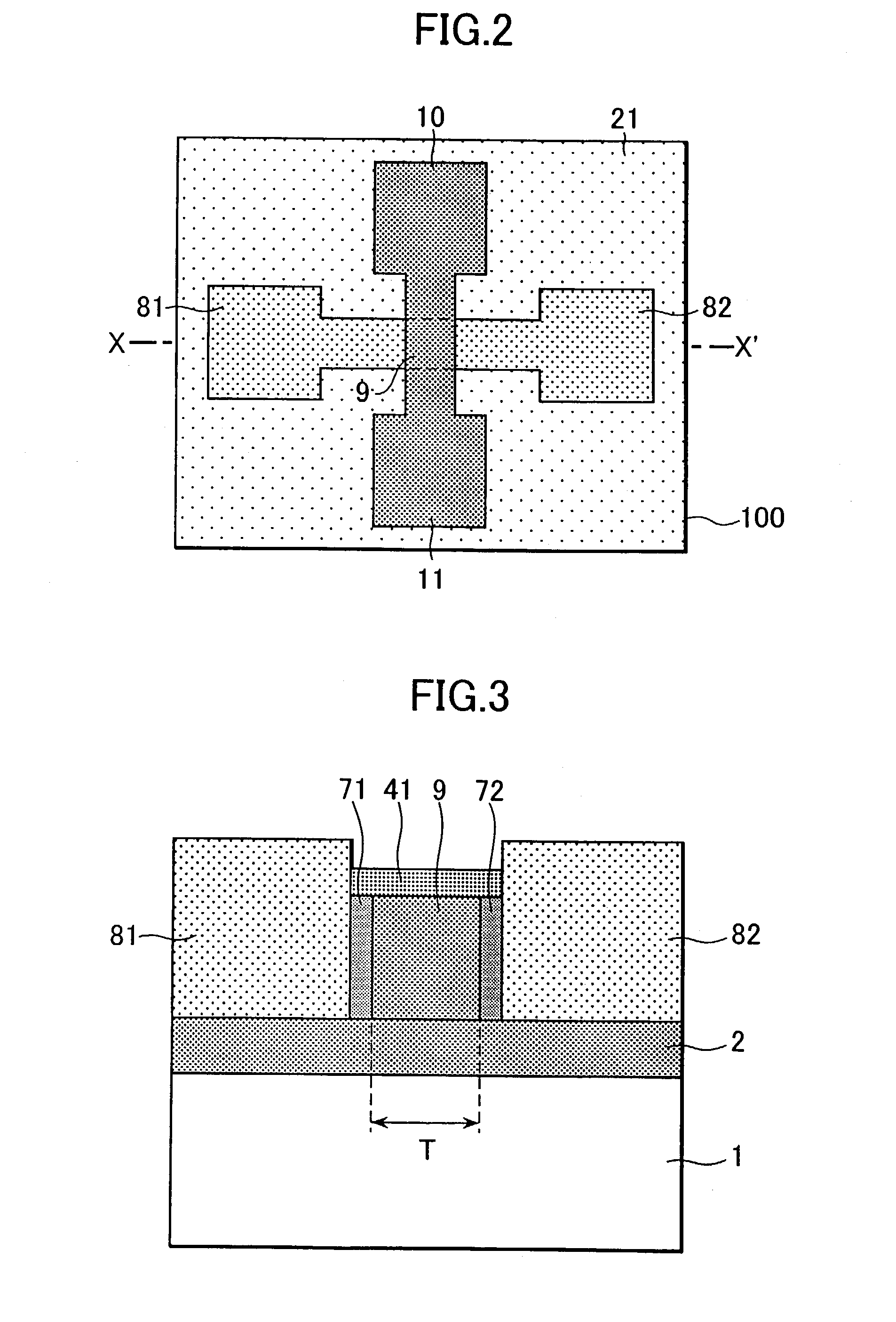 Double-gate field-effect transistor, integrated circuit using the transistor and method of manufacturing the same