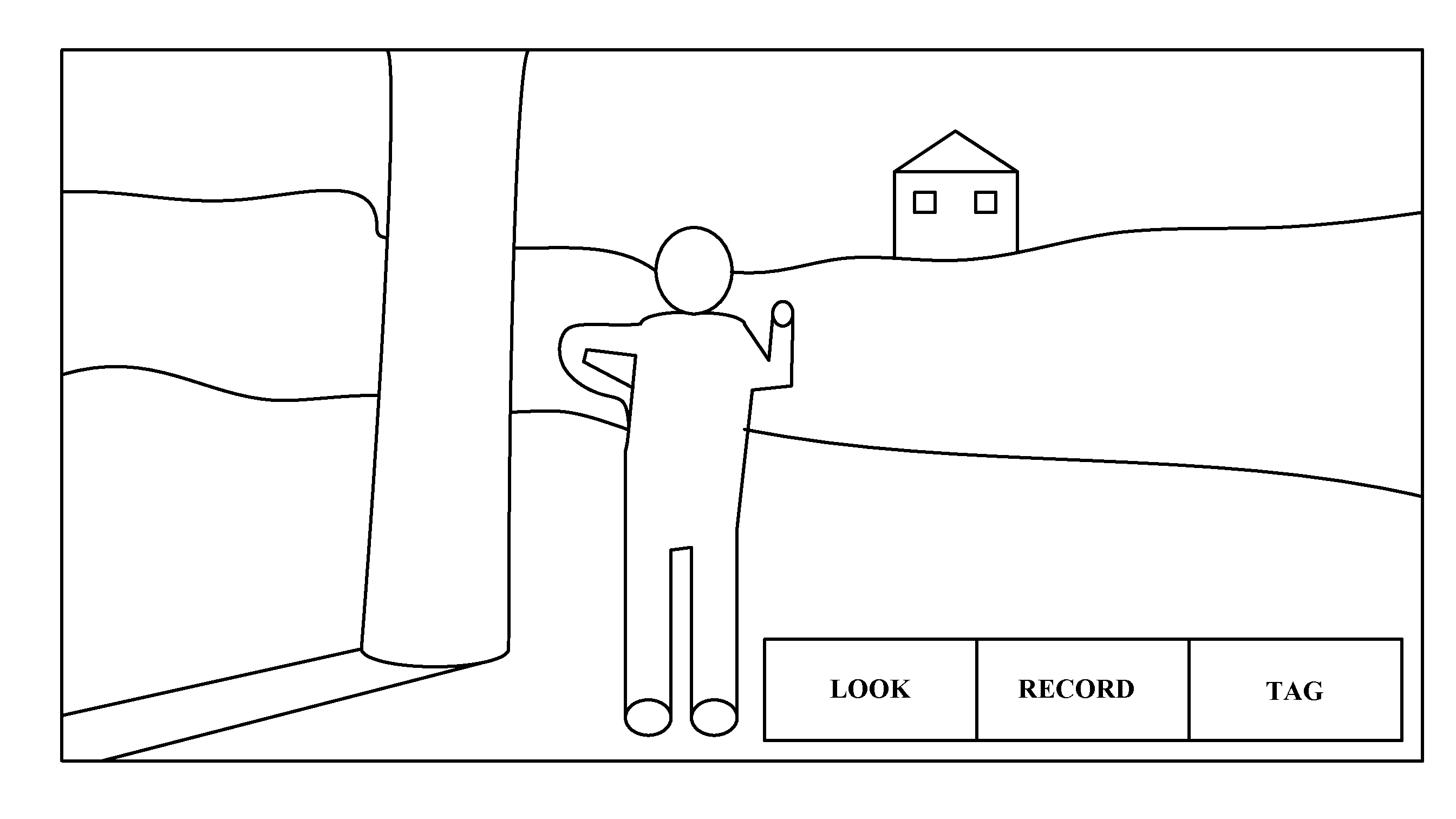 Augmented reality system for communicating tagged video and data on a network