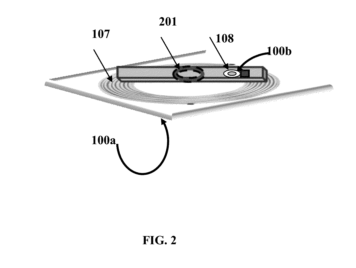 Wireless power system for portable devices under rotational misalignment