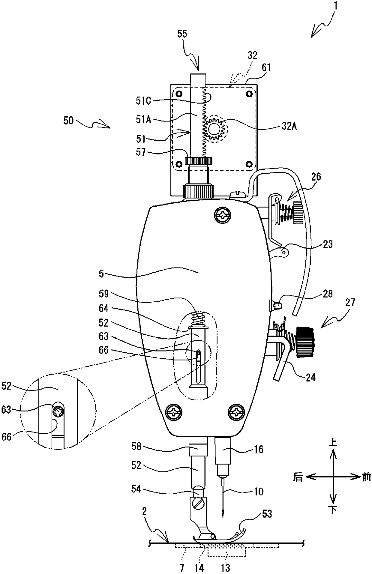 Sewing machine and control method thereof