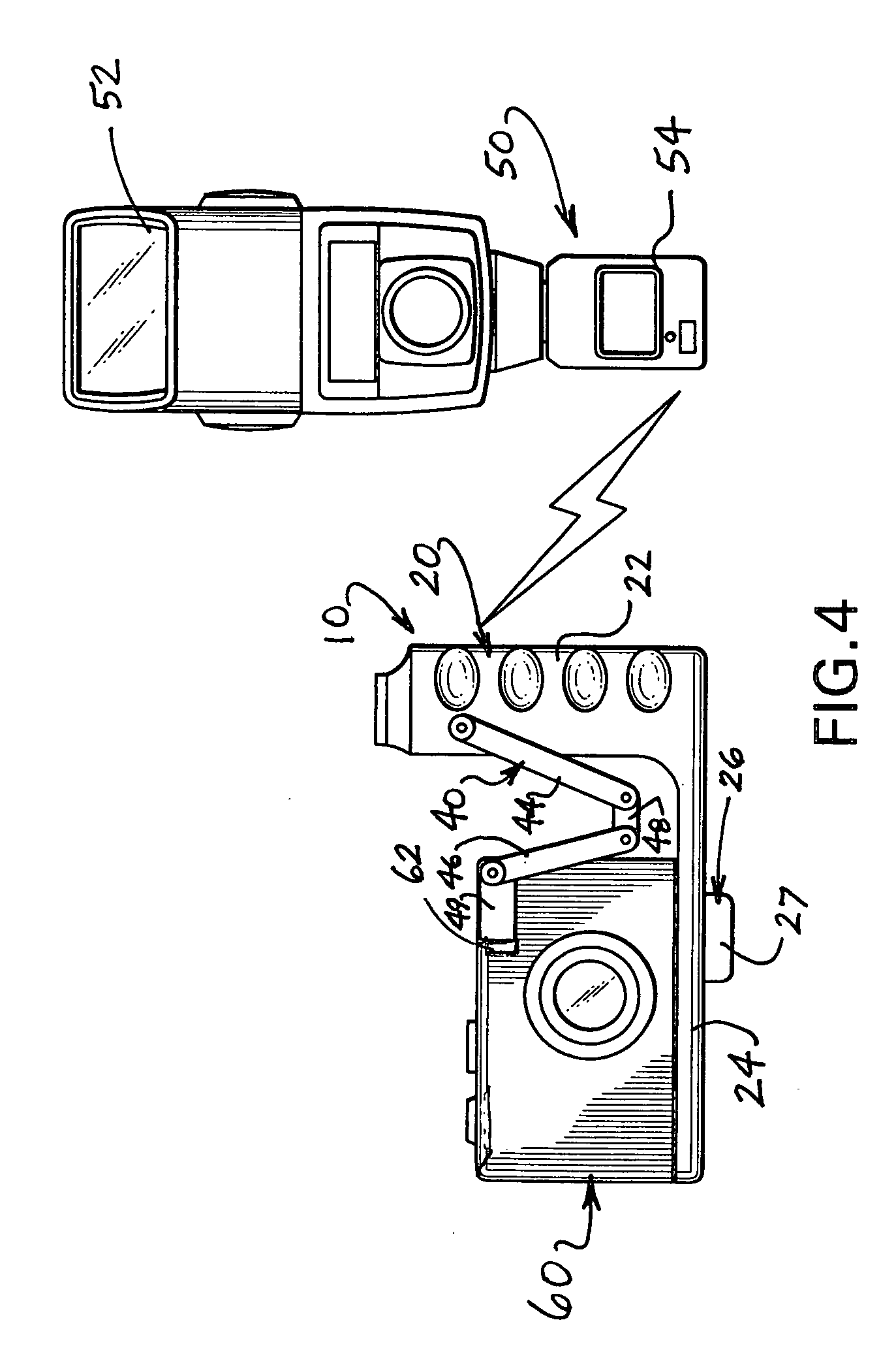 Wireless camera flash trigger device