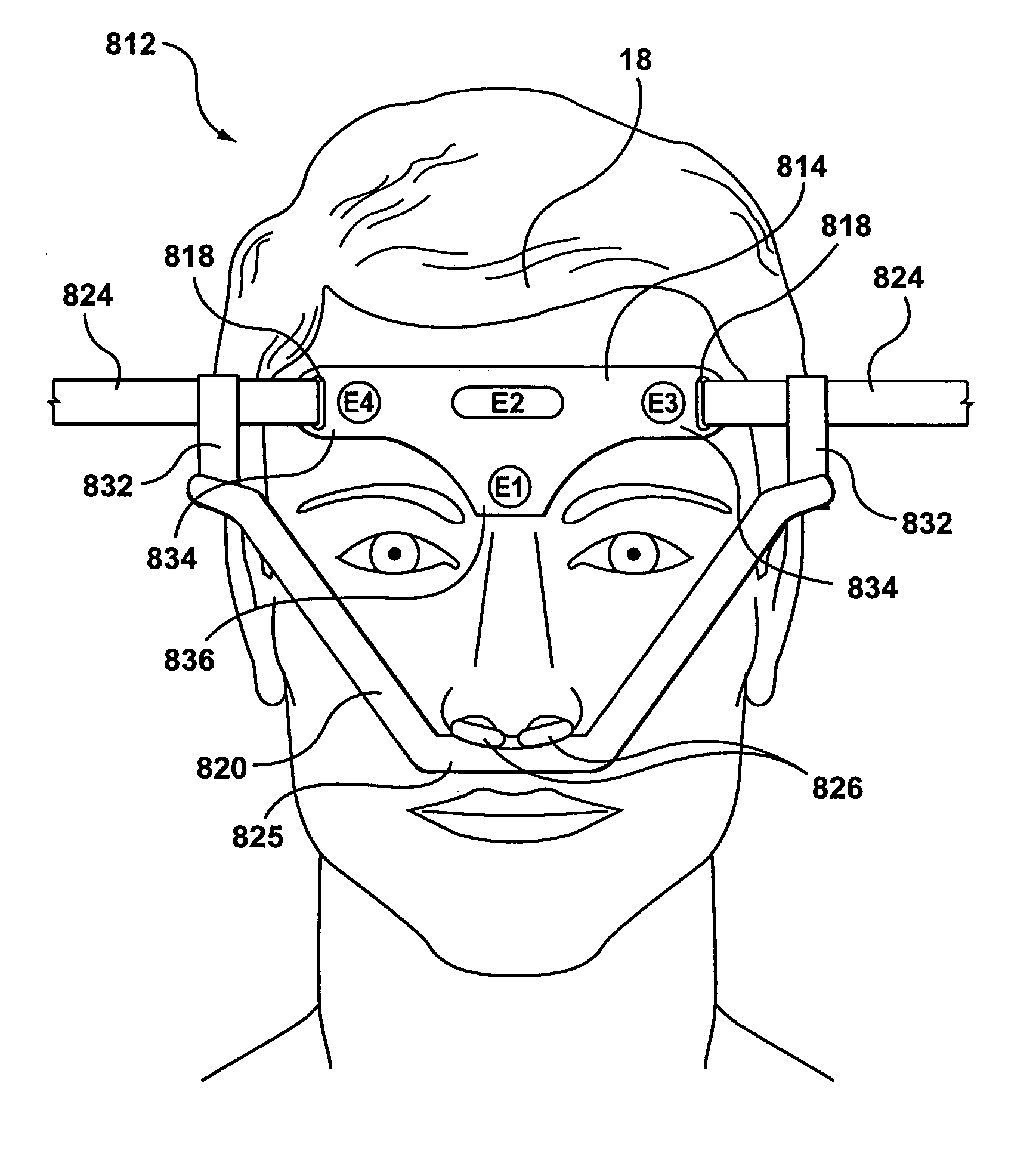 Mask assembly with integrated sensors