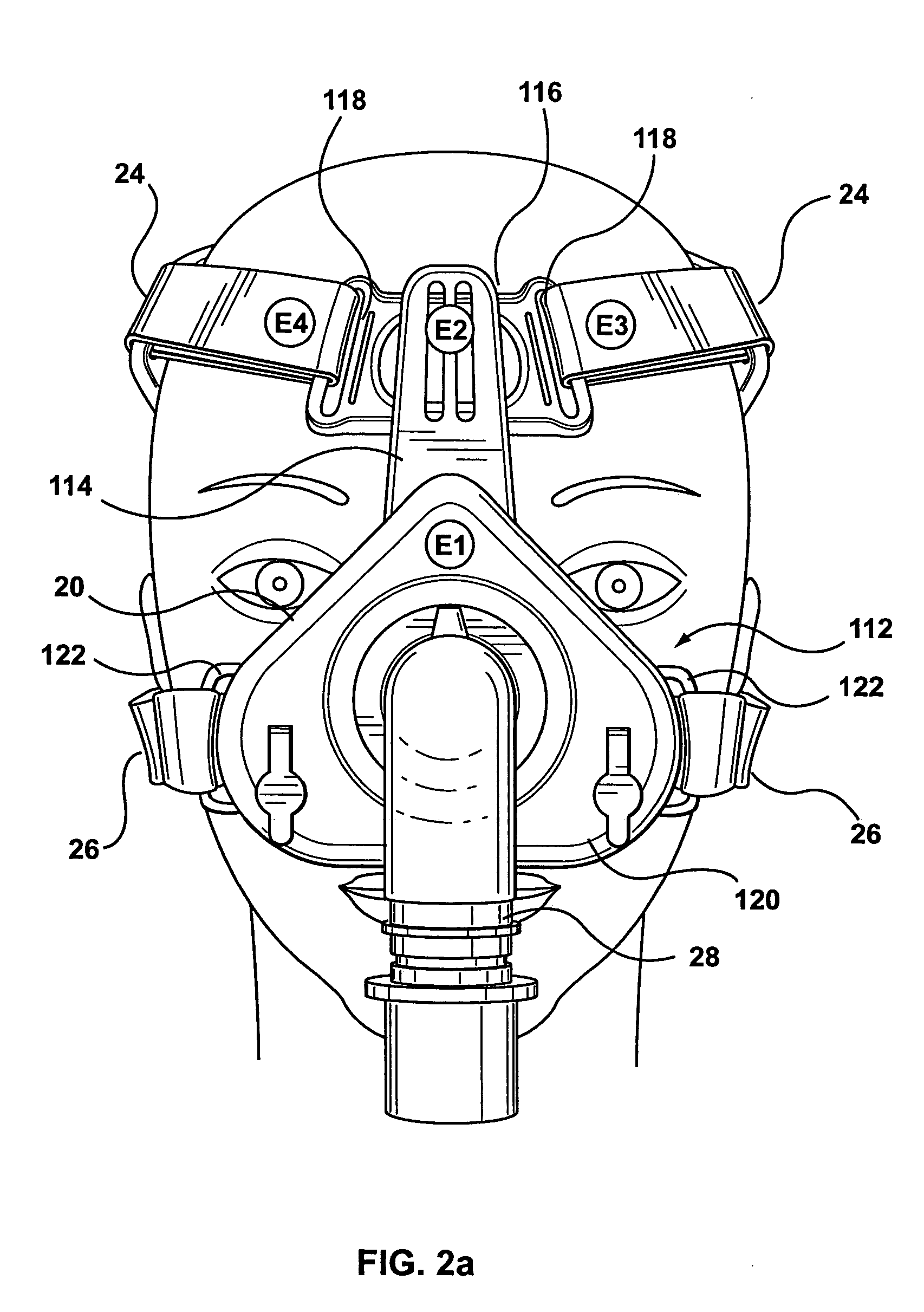 Mask assembly with integrated sensors