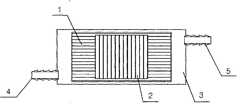 Spectrum function honeycomb ceramic fuel oil internal energy increasing device and manufacturing method thereof