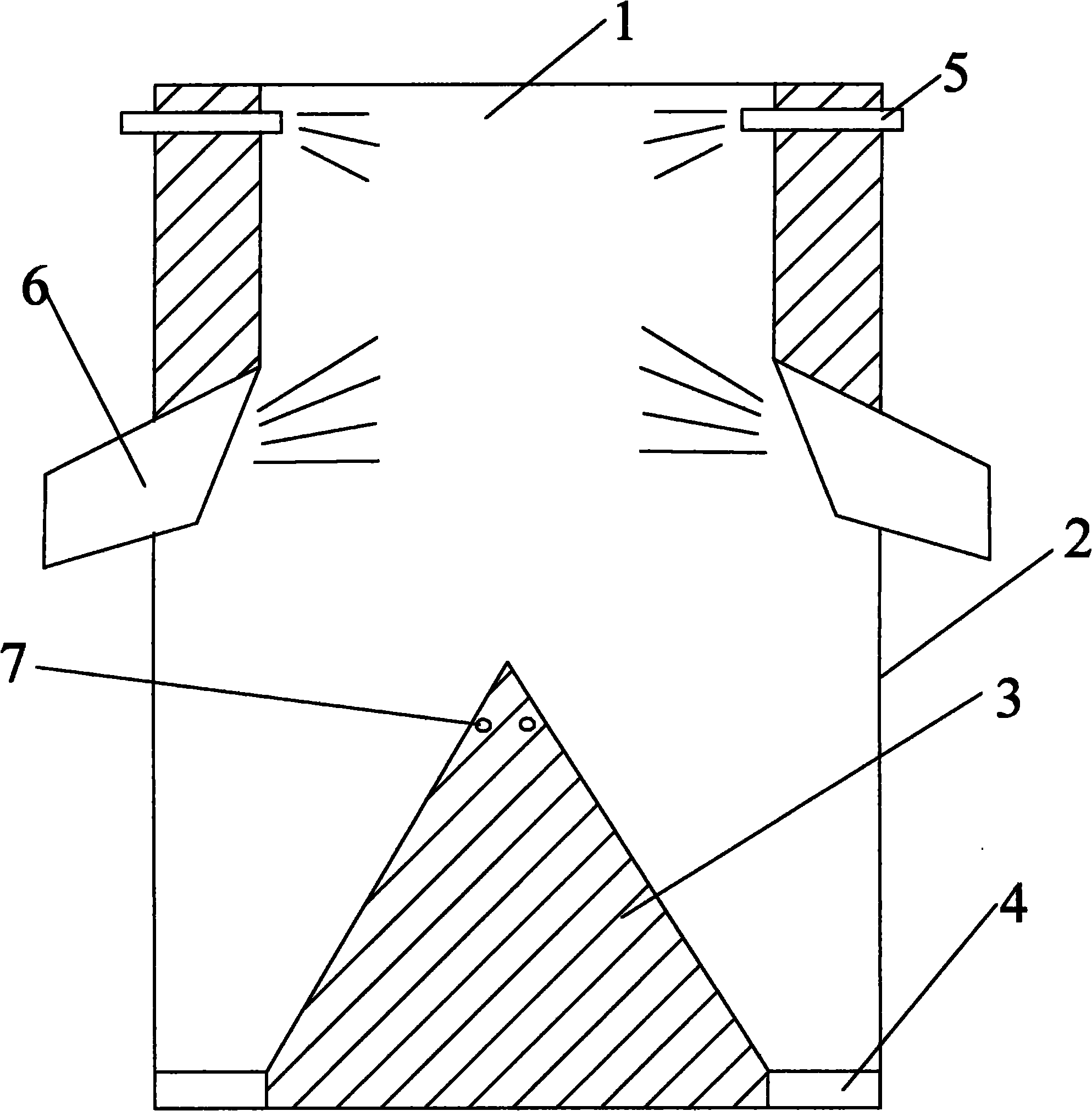 Preparation method for highly-efficient nickel-graphite powder and special device