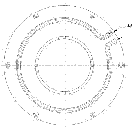 Slide-type molten salt electrochemical corrosion measuring device