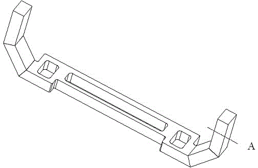 Carbon fiber sandwich gauge framework and manufacturing method thereof