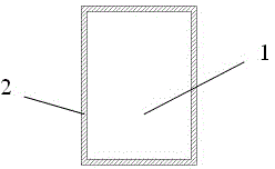 Carbon fiber sandwich gauge framework and manufacturing method thereof