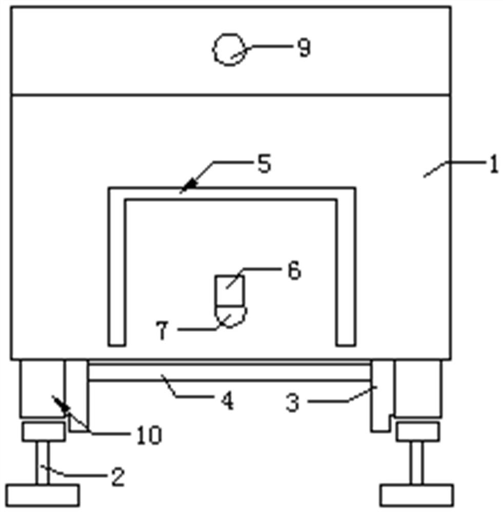 An anti-derailment device suitable for narrow-gauge trams in mines